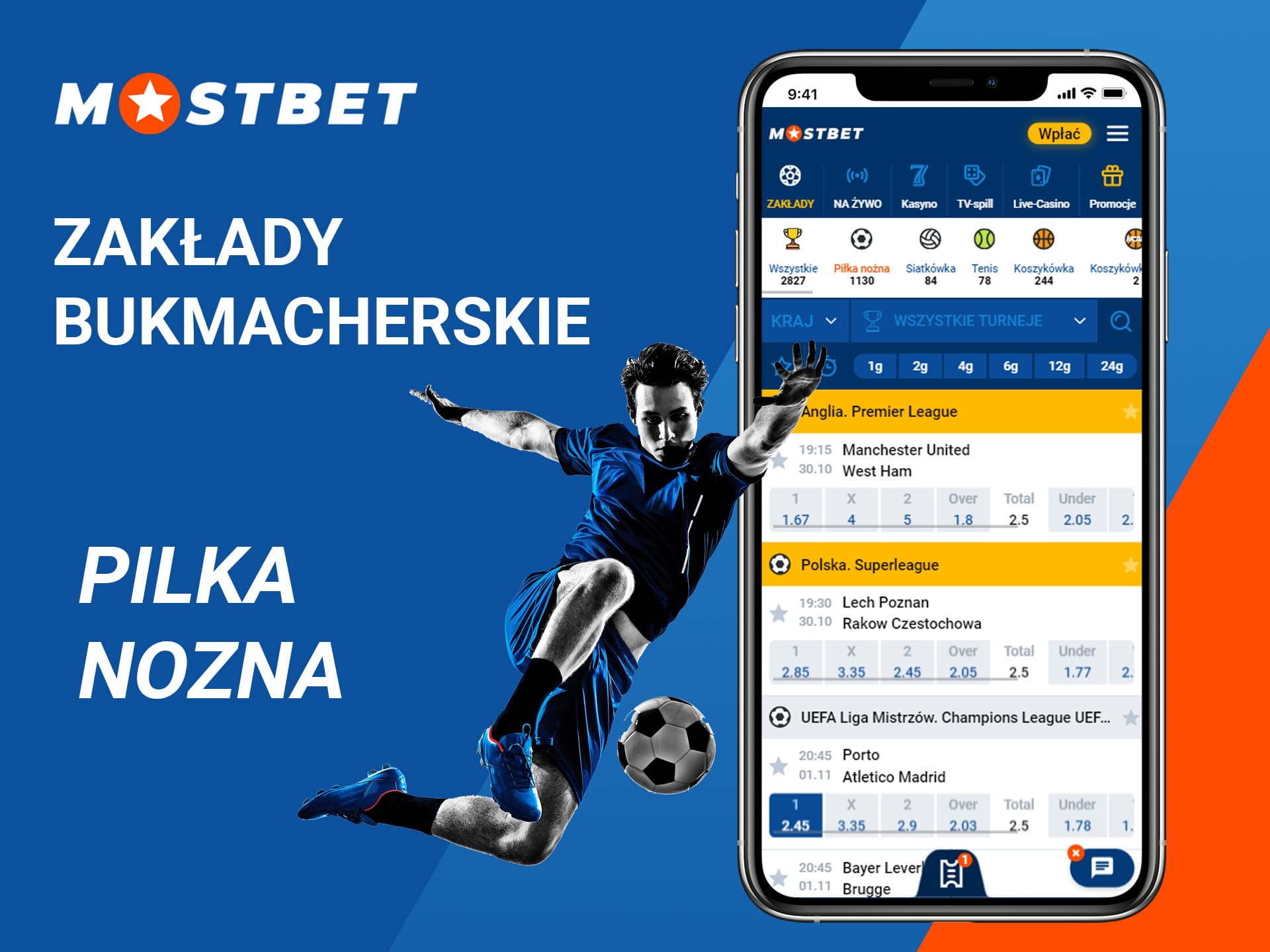 Zakłady bukmacherskie — piłka nożna